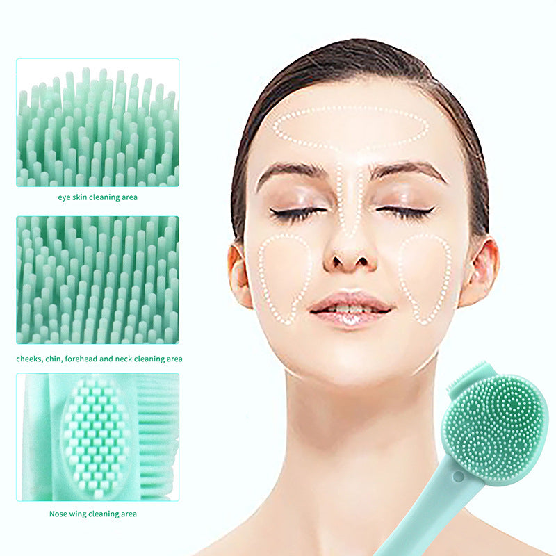 Double Sided Silicone Face Mask Soft Brush