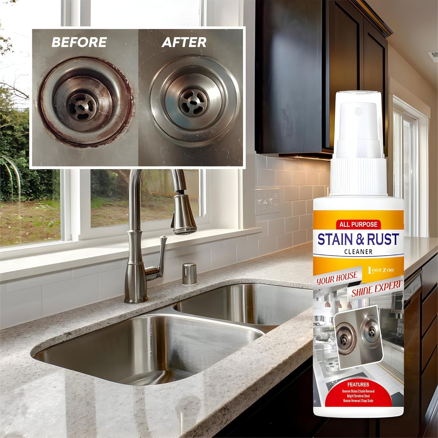 Multi-Purpose Rust Remover Spray 50ML ( Buy 1 Get 1 Free🔥)