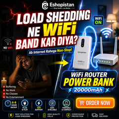 20,000 MAh 12V-Wifi Router Power Bank (8-10hrs Battery Time)