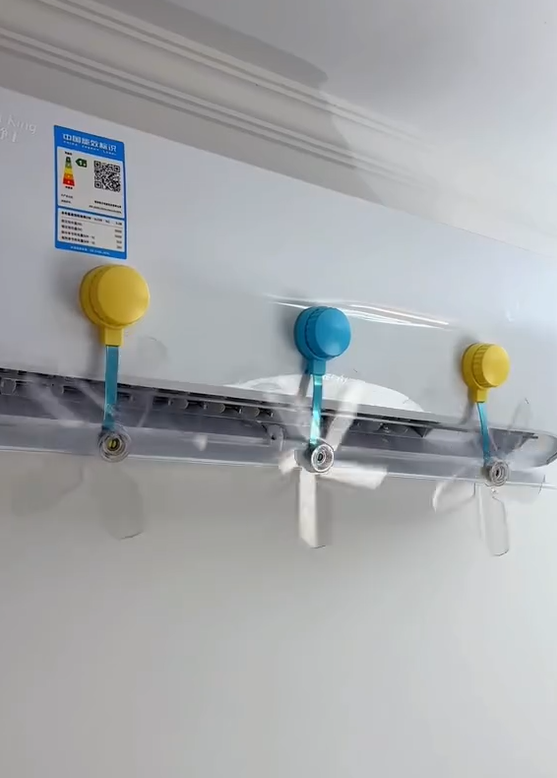 Self Adhesive Air Conditioner Fans For Air Flow ( Pack of 2 )