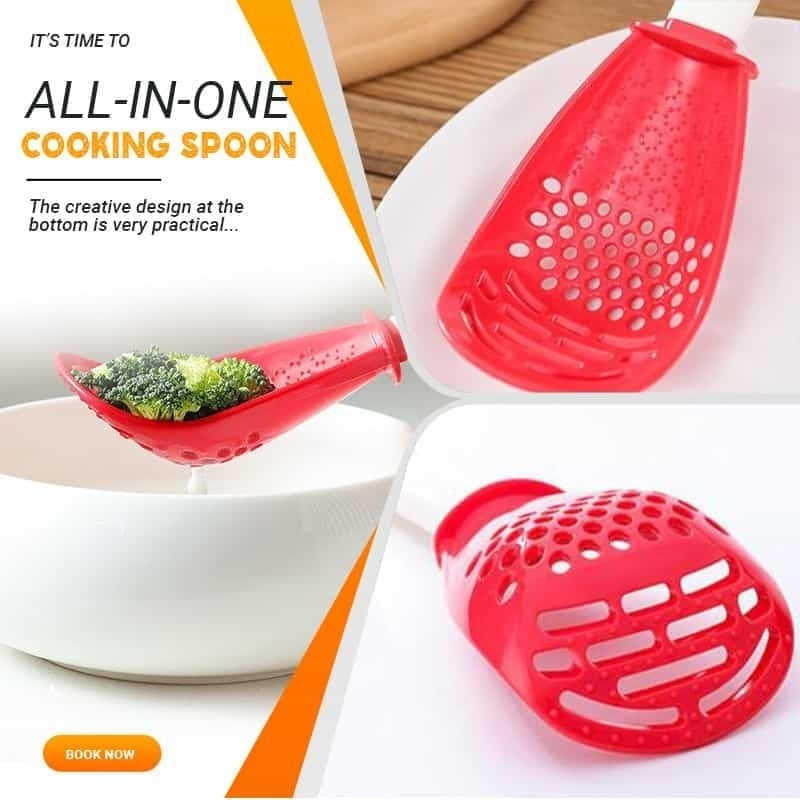 8 in 1 Multifunctional Kitchen Cooking Spoon