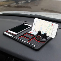 Best Selling Universal Silicone Car Dashboard Mat with Phone Holder & Non-Slip Mat - 4-in-1 Multi-Functional Dashboard Organizer (50% OFF Sale – 24 Hours Only)