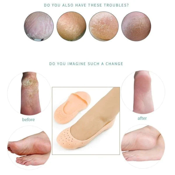 Silicone Gel Moisturizing Socks for Foot Care