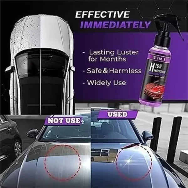 Premium Quality 3 In 1 High Protection Quick Car Coating Spray 🔥