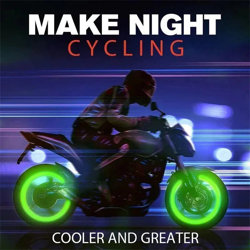 Night Glow Tire Valve Caps