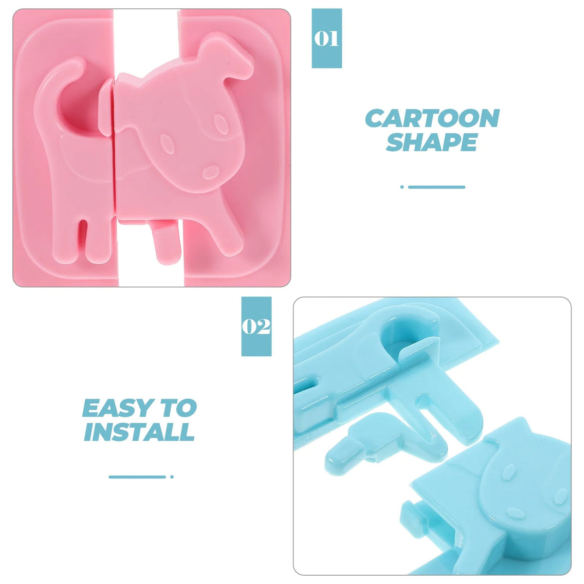 Fridge and Cabinet Lock Pair