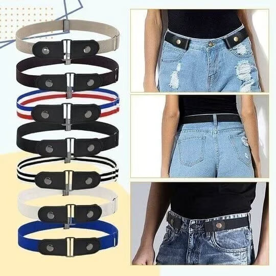 Unisex Buckle-free Invisible Elastic Waist Belts