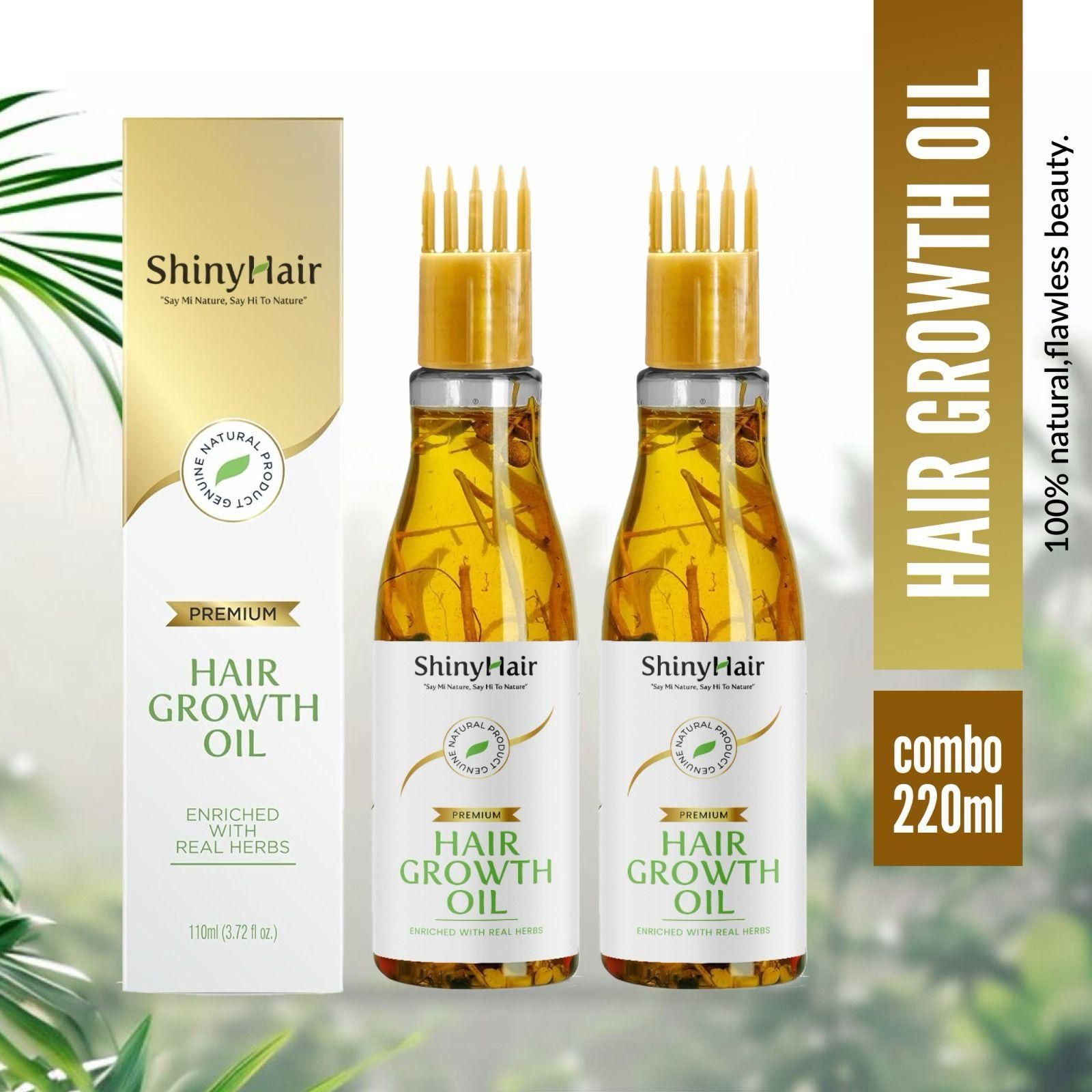 ShinyHair Growth Oil Enriched With Real Herbs 110ml MAN & WOMAN (BUY 1 GET 1)