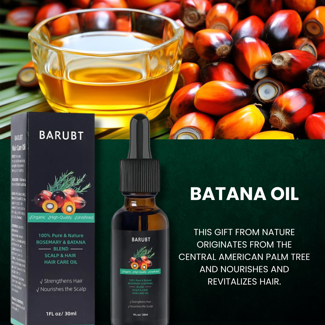 BARUBT® Nourishing Hair Strength Oil