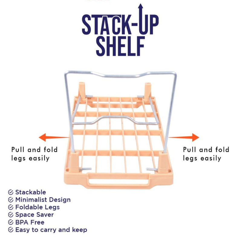 Stack Up Shelf Space Saver Racks