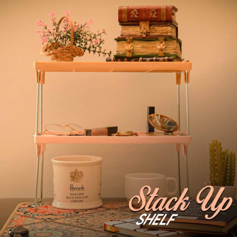 Stack Up Shelf Space Saver Racks