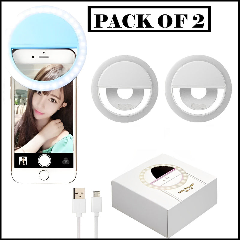 Mini Selfie Ring Light Set