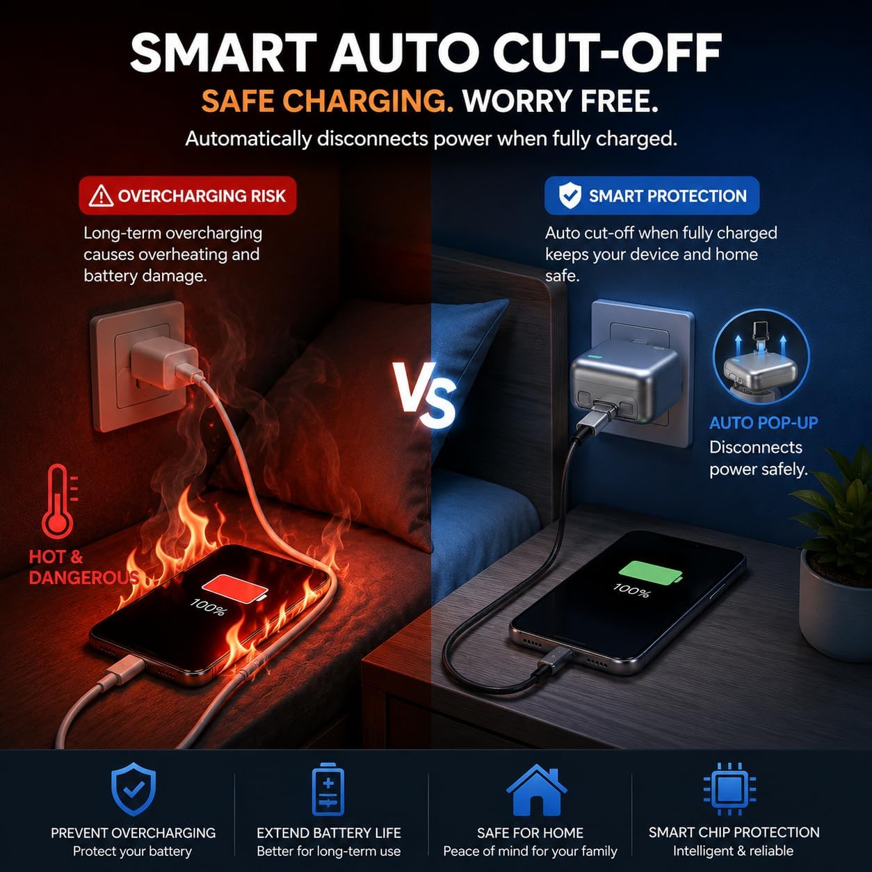Compro™ Smart AutoPop AI Charger