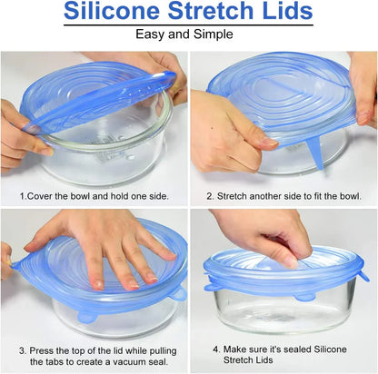 Silicone Fresh-Keeping Cover SET