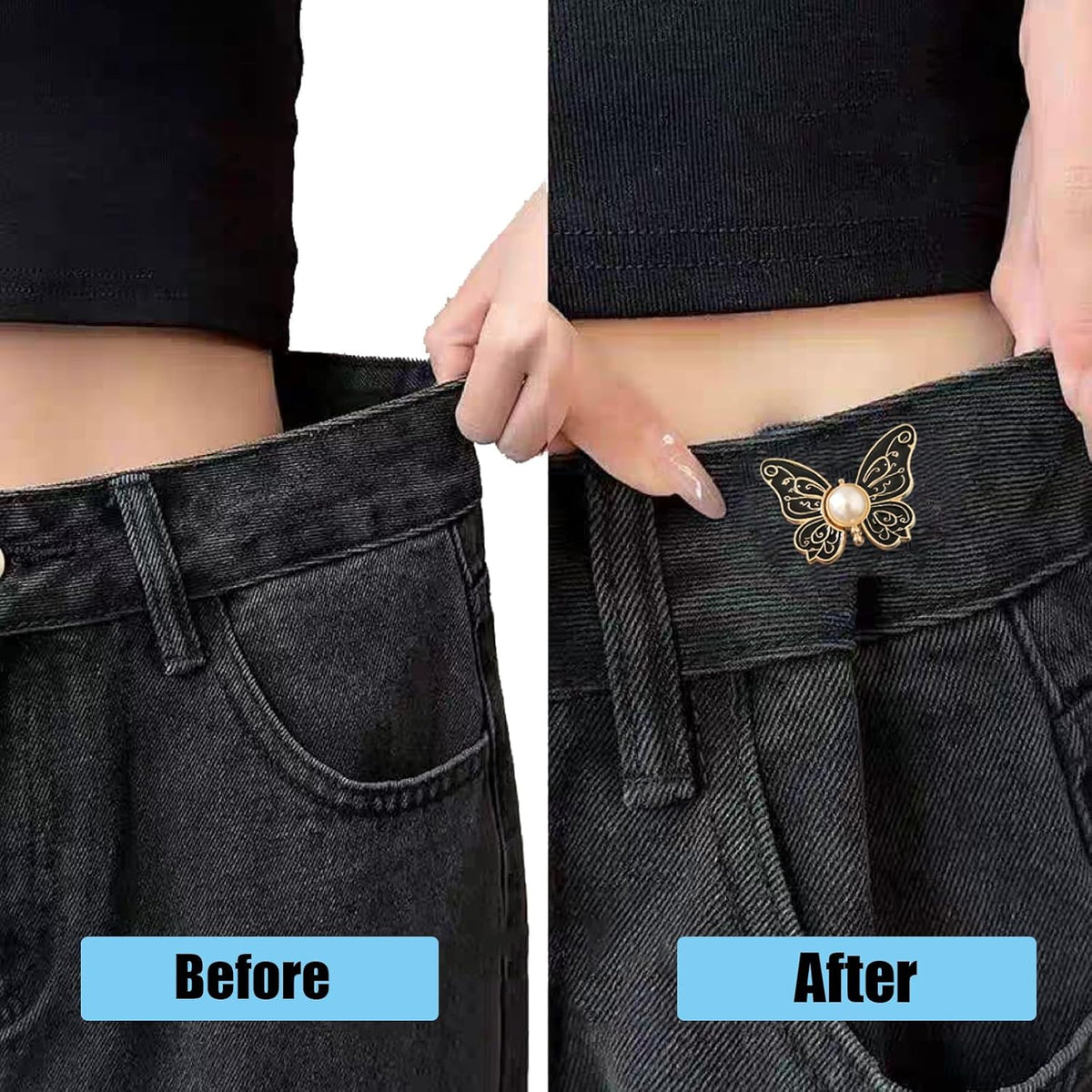 Detachable Butterfly Clips