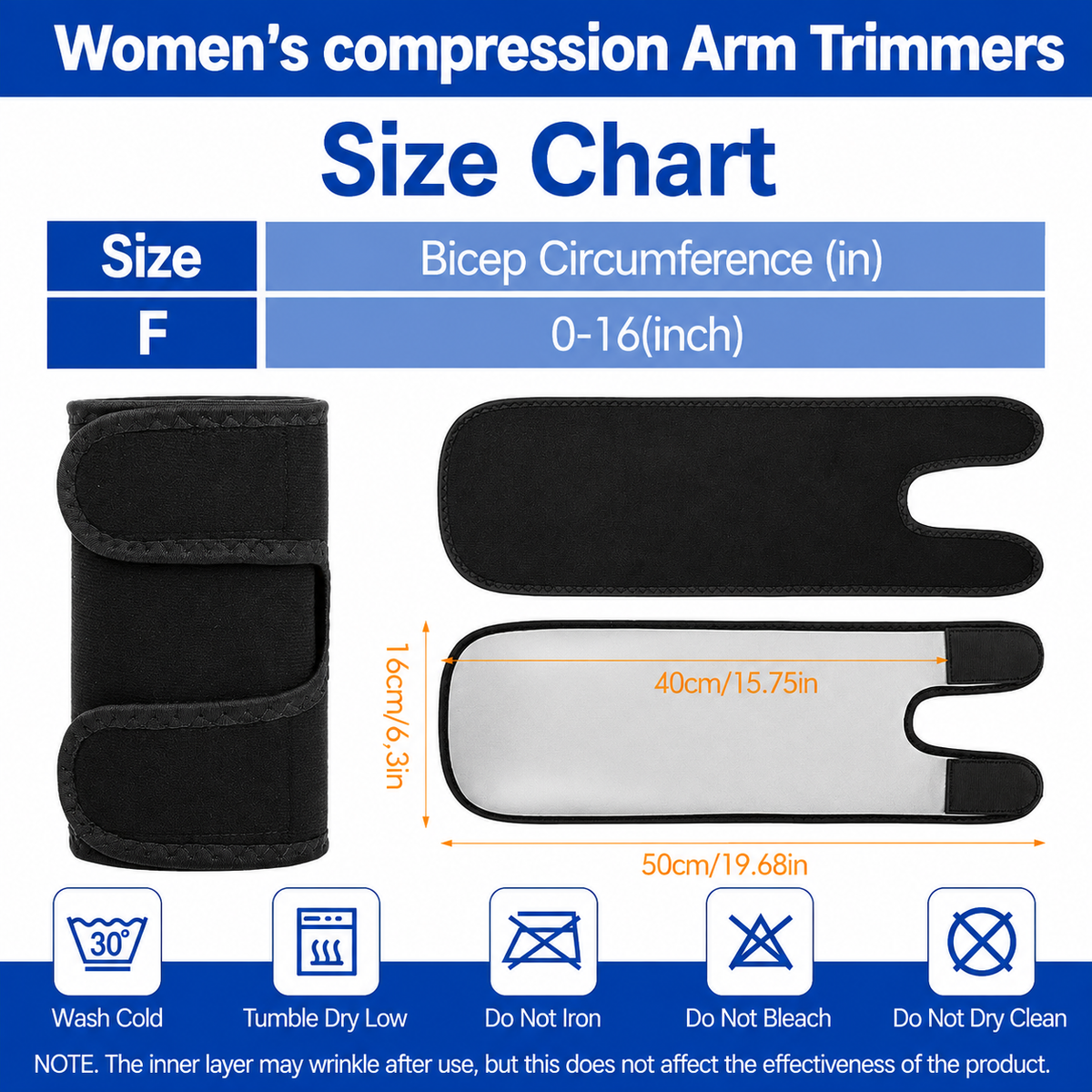 Adjustable Sweat Arm Trimmer Bands
