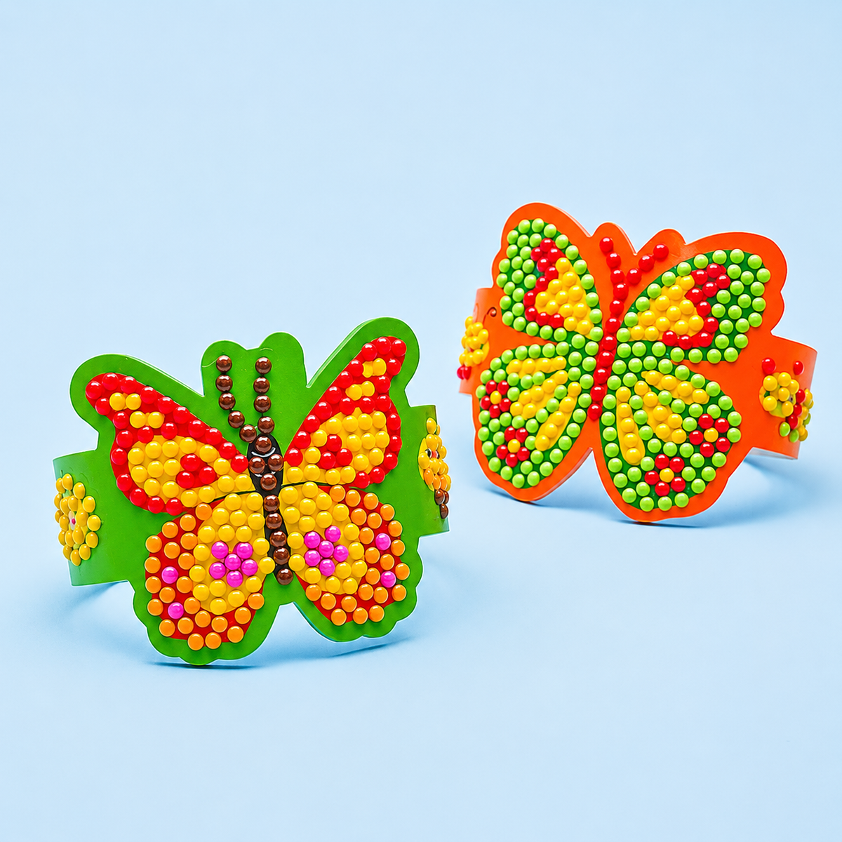DIY Butterfly Diamond Painting Bracelet Kit