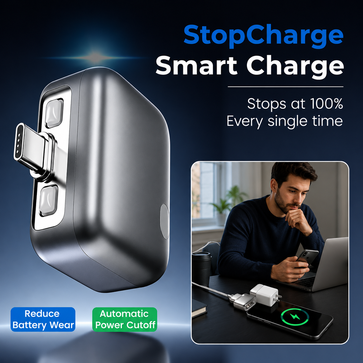 Compro™ Smart AutoPop AI Charger