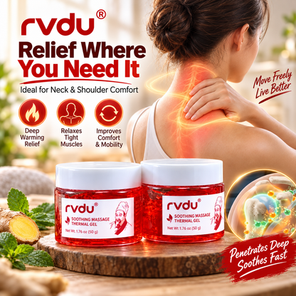 RVDU Warming Soothing Massage Gel for Muscles