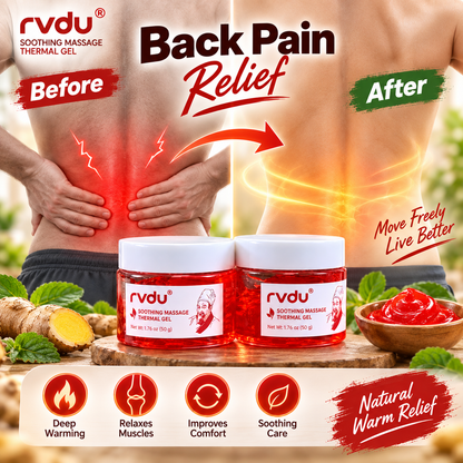 RVDU Warming Soothing Massage Gel for Muscles