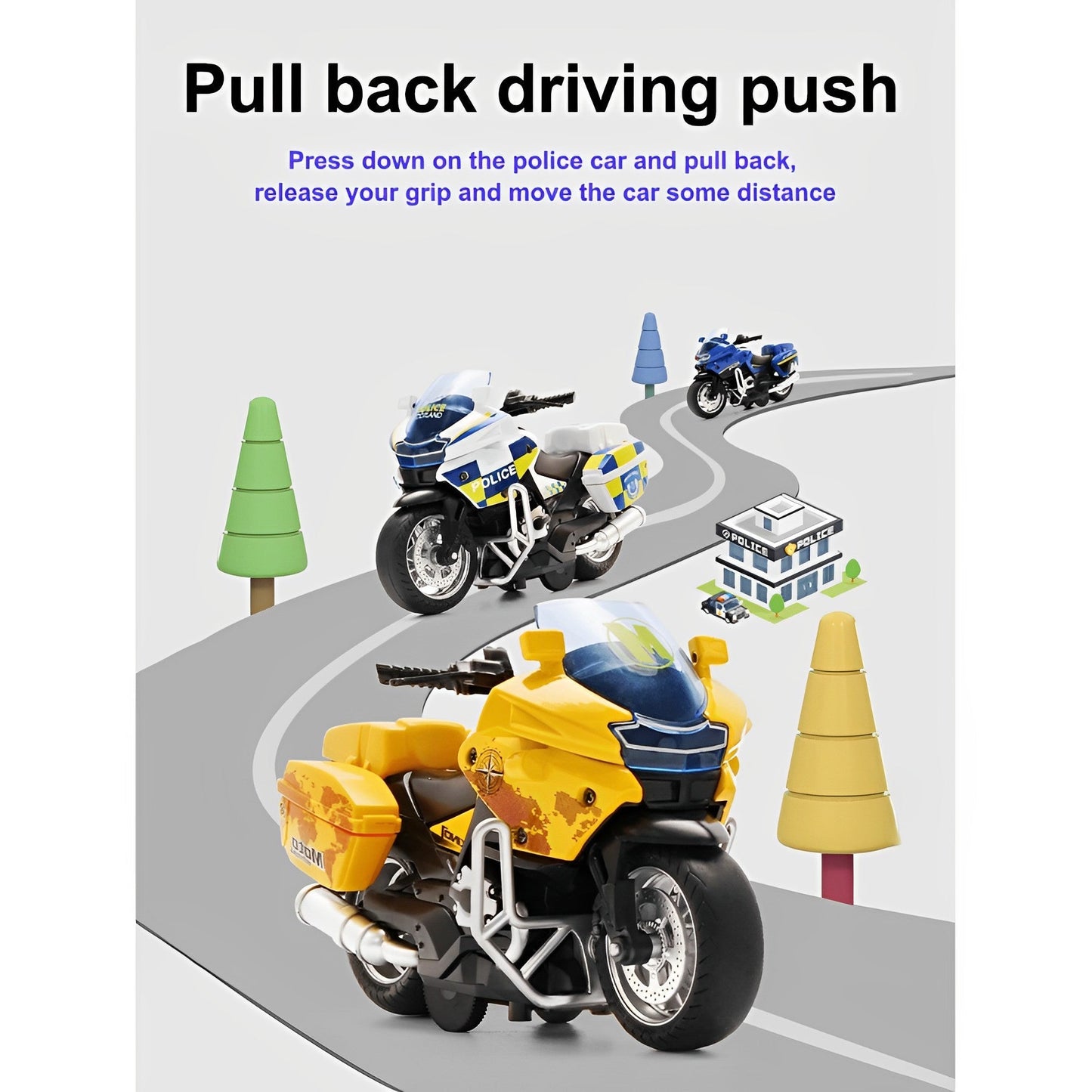 Friction Powered Motorbike