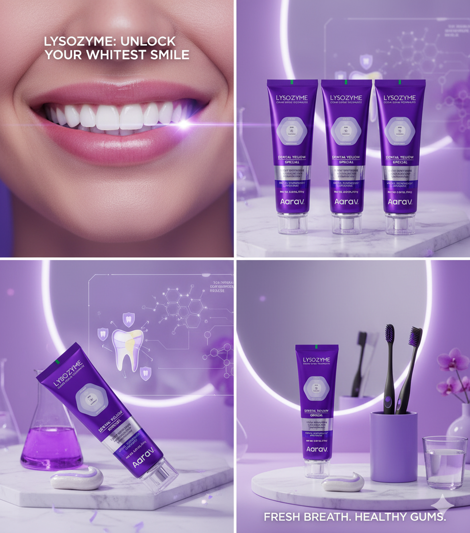 Lysozyme Whitening Toothpaste