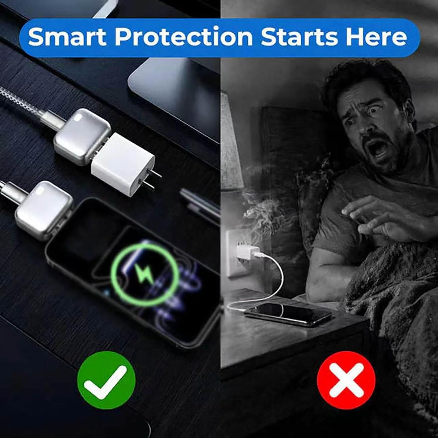 AutoPop AI Charger 140W | Smart Auto-Disconnect USB-C Power Protector