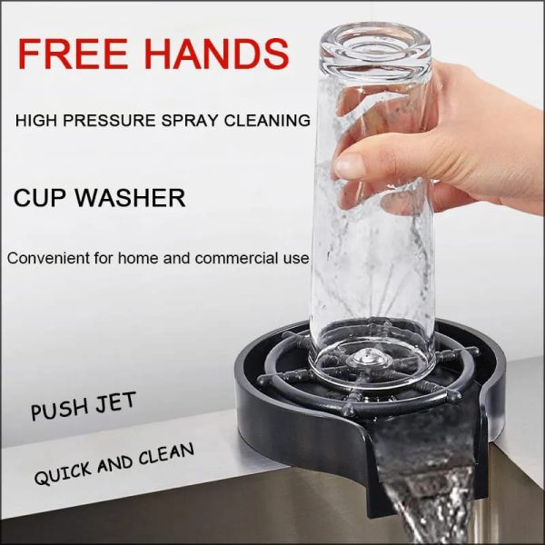 Pressure Faucet Glass Rinser