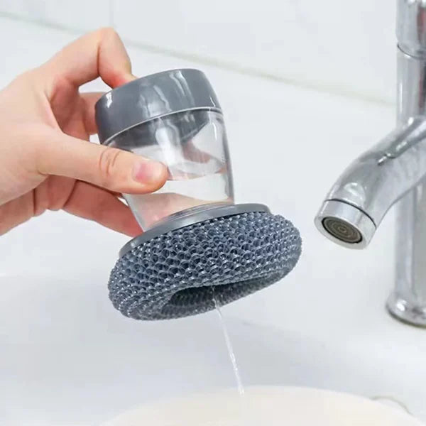 Scrubber for pot cleaning