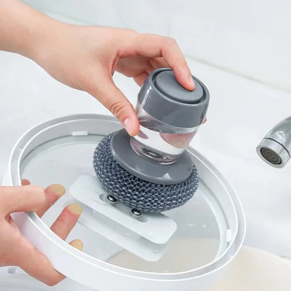 Scrubber for pot cleaning