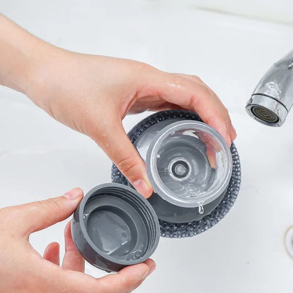Scrubber for pot cleaning