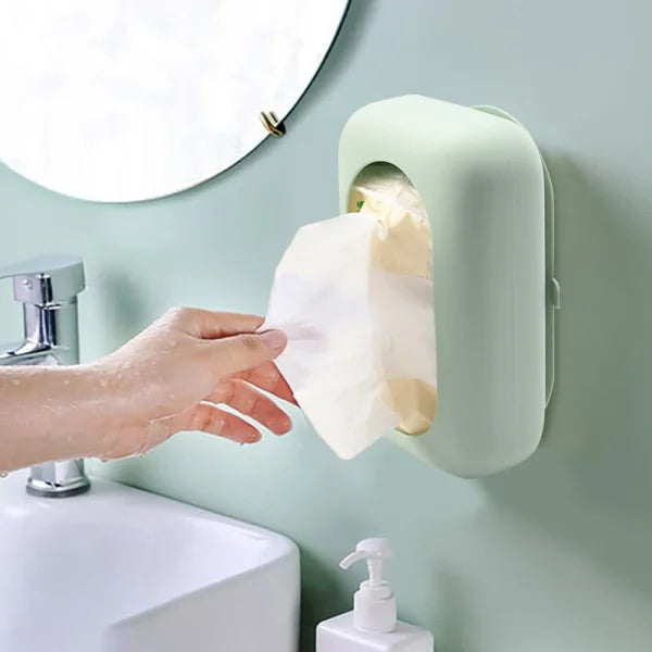 Tissue Box with Suction Cup