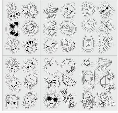 2 in 1 DIY Shrink To Sparkle Stickers 😍