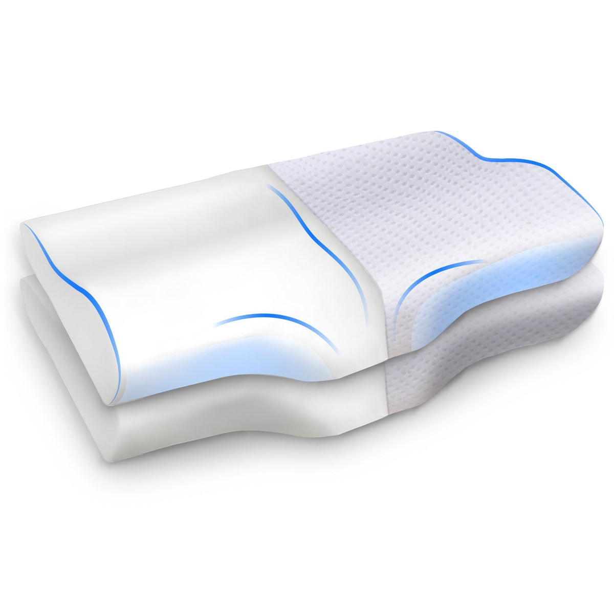 Orthopedic Memory Foam Cervical Pillow for Neck Pain Relief