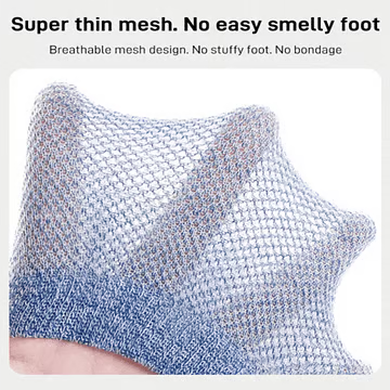 Unisex Cotton Anti Bacterial + Anti Smell Socks