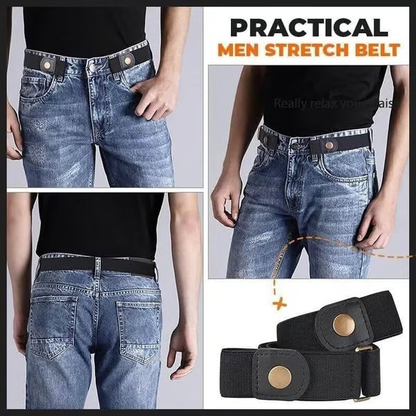 Unisex Buckle-free Invisible Elastic Waist Belts