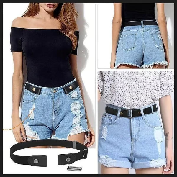 Unisex Buckle-free Invisible Elastic Waist Belts