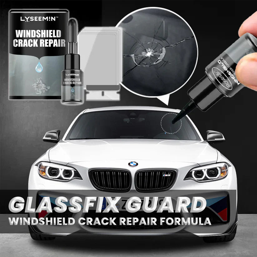 Windshield Automotive Glass Crack Nano Repair Fluid Kit – Quick & Easy Solution for any type of Glass
