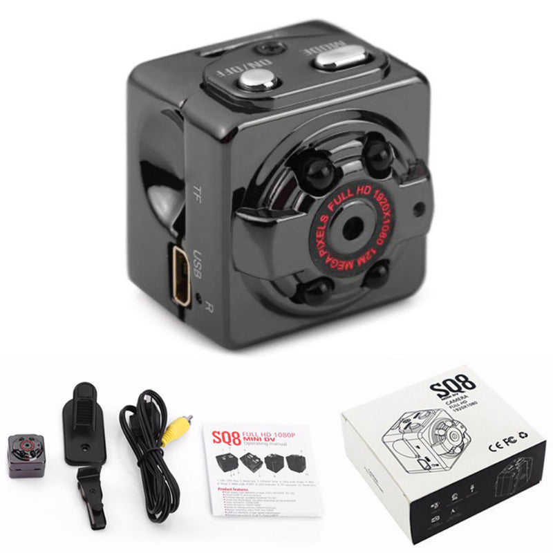 Mini Camera with Infrared Night Vision and 1080P HD Recording