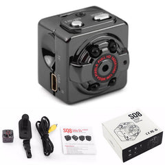 Mini Camera with Infrared Night Vision and 1080P HD Recording