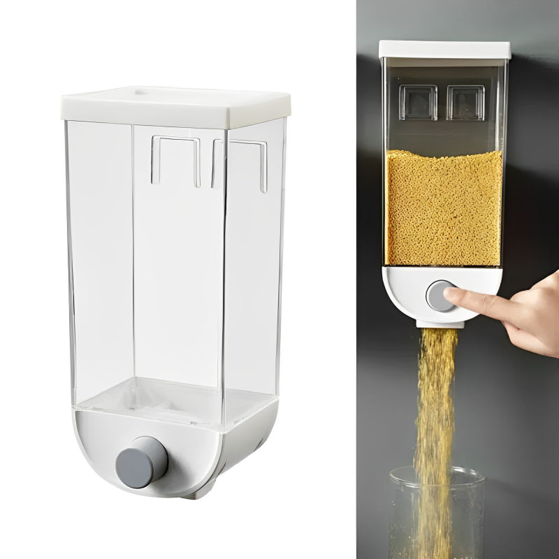 Space-Saving Wall Mounted Grain Dispenser
