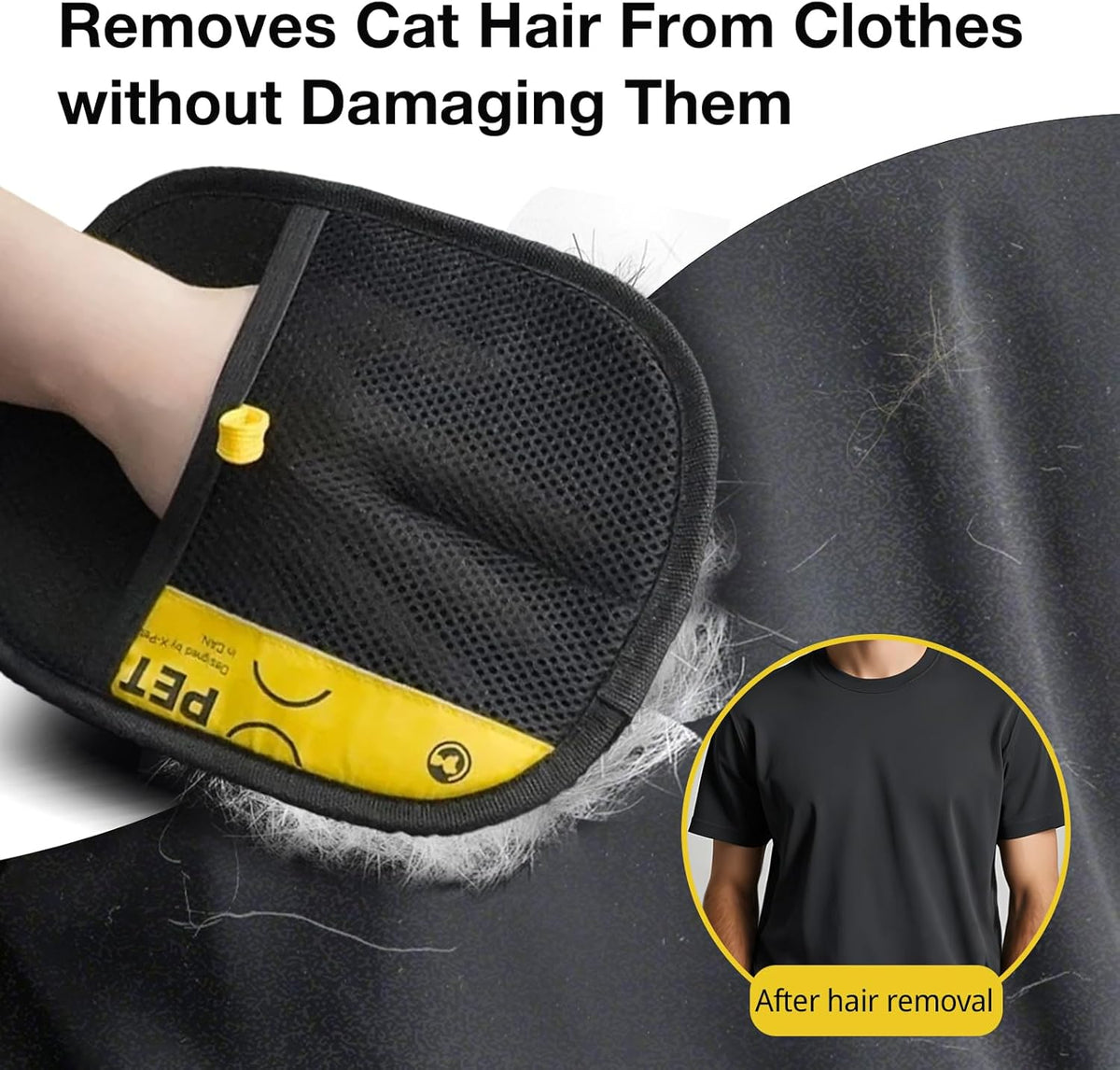 Gentle Double-Sided Grooming Gloves