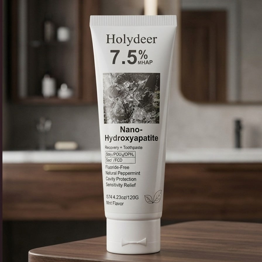 Holydeer Recovery Toothpaste | 7.5% Nano-Hydroxyapatite