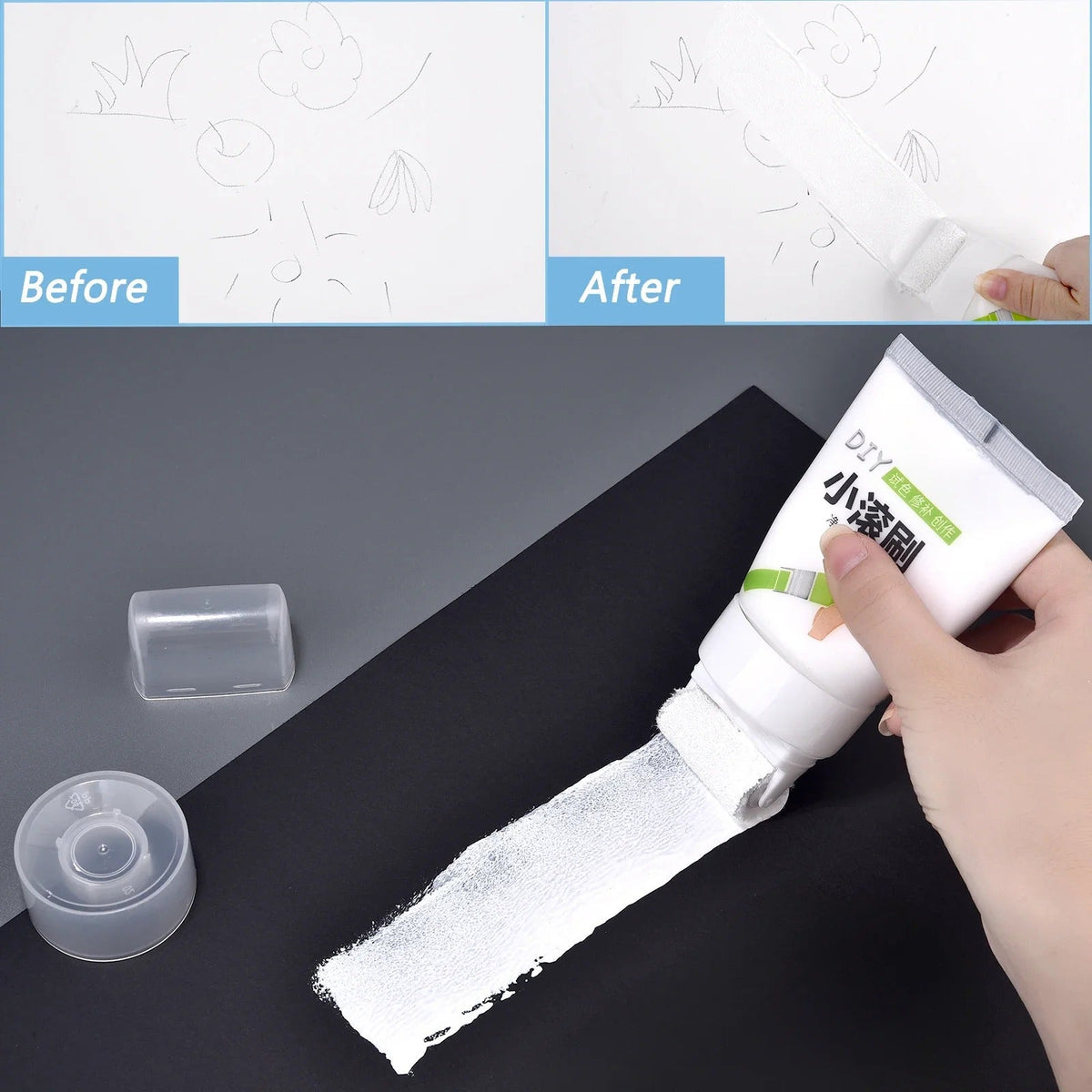 Wall Repair White Paint Roller Tool