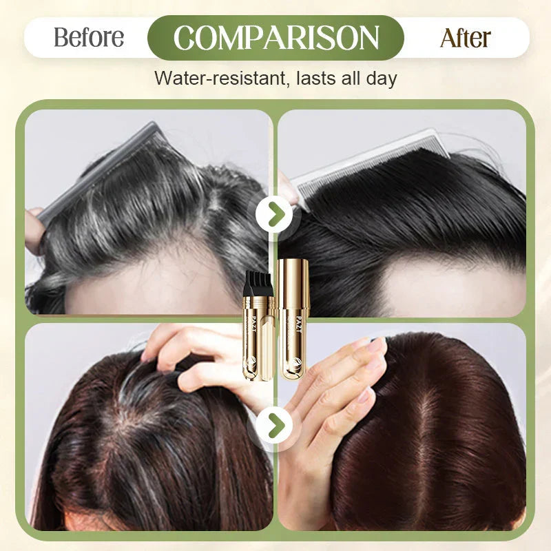 2-in-1 Gray Coverage Hair Dye Comb