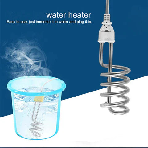 Shockproof Stainless Steel Electric Water Heating Rod 2000W – (اب کرنٹ کا خطرہ نہیں، شاک فری راڈ سے پانی گرم کریں 🔥)